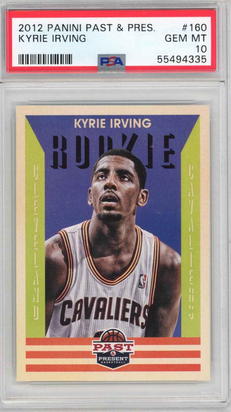 Graded 2012-13 Panini Past & Present Kyrie Irving #160 Rookie RC Basketball Card PSA 10 Gem Mint
