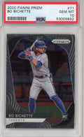 Graded 2020 Panini Prizm Bo Bichette #71 Rookie RC Baseball Card PSA 10 Gem Mint