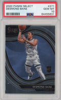 Graded 2020-21 Panini Select Desmond Bane #271 Courtside Rookie RC Basketball Card PSA 10 Gem Mint
