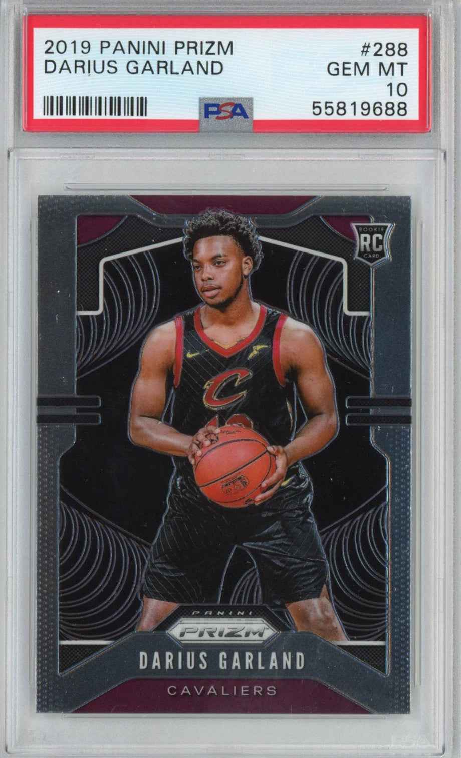 Graded 2019-20 Panini Prizm Darius Garland #288 Rookie RC Basketball Card PSA 10 Gem Mint