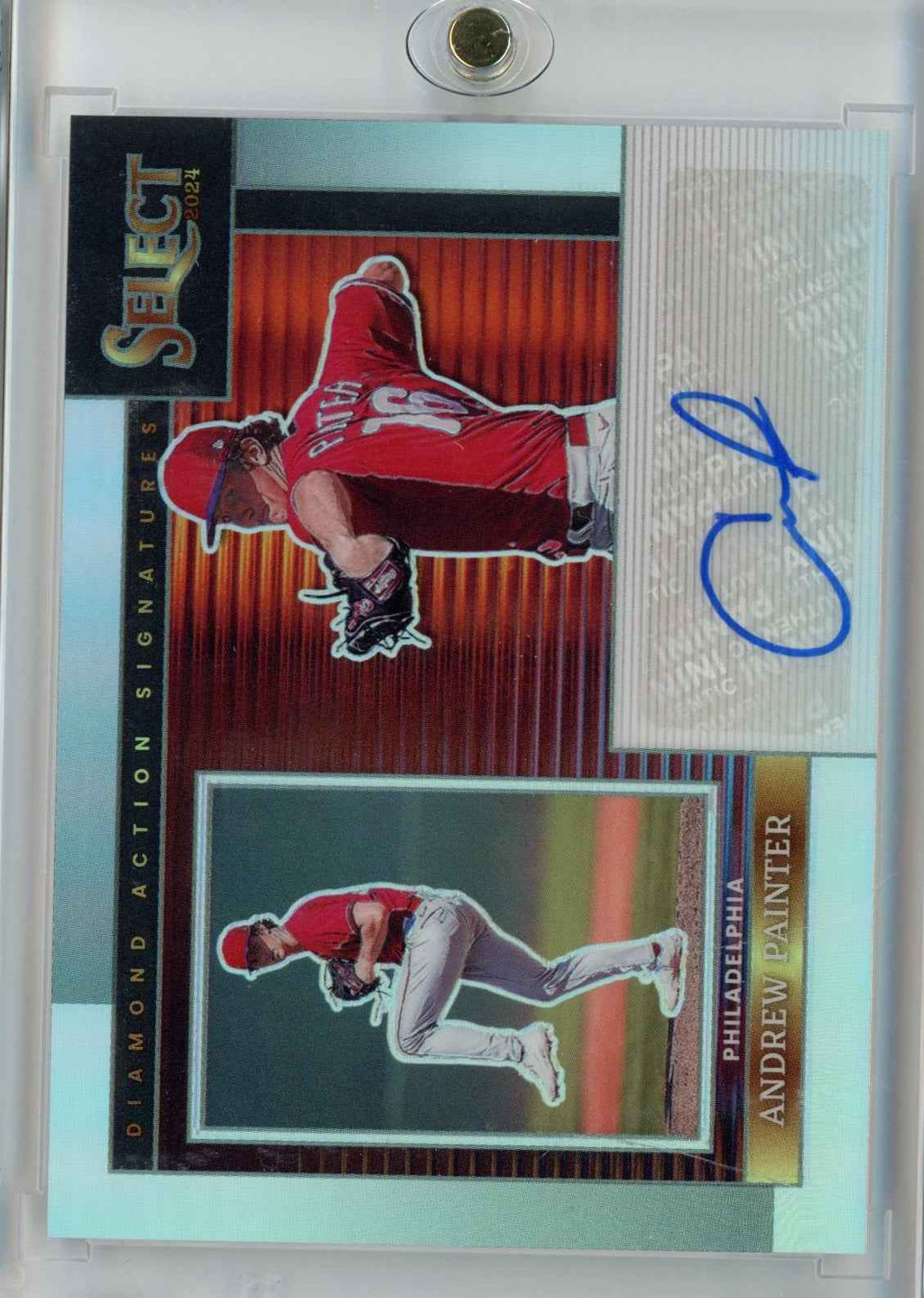 2024 Panini Select Andrew Painter #DASAP Autograph Rookie RC Baseball Card