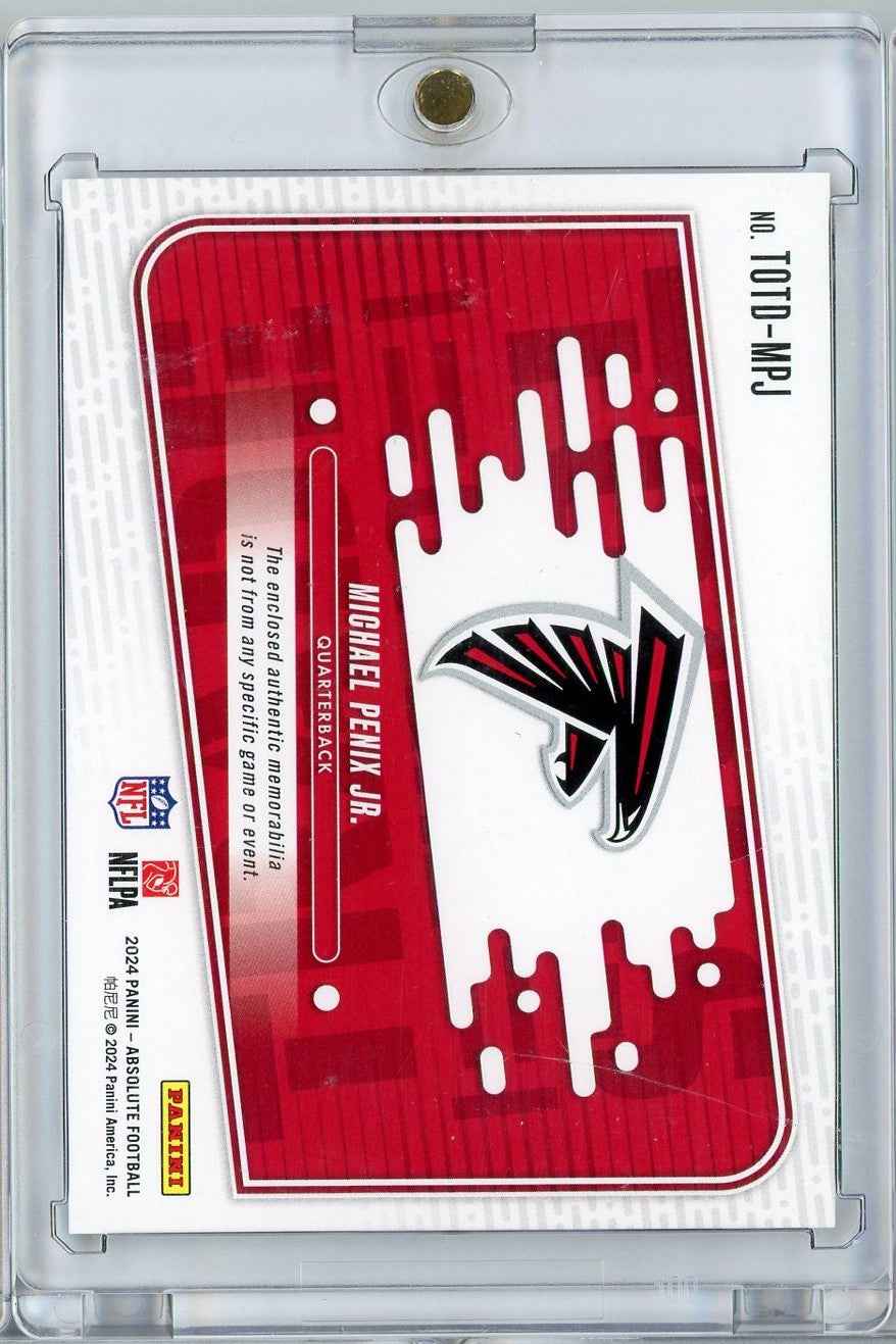 2024 Panini Absolute Tools of the Trade Michael Penix Jr #TOTD-MPJ RPA Auto #/99 Rookie RC Football Card