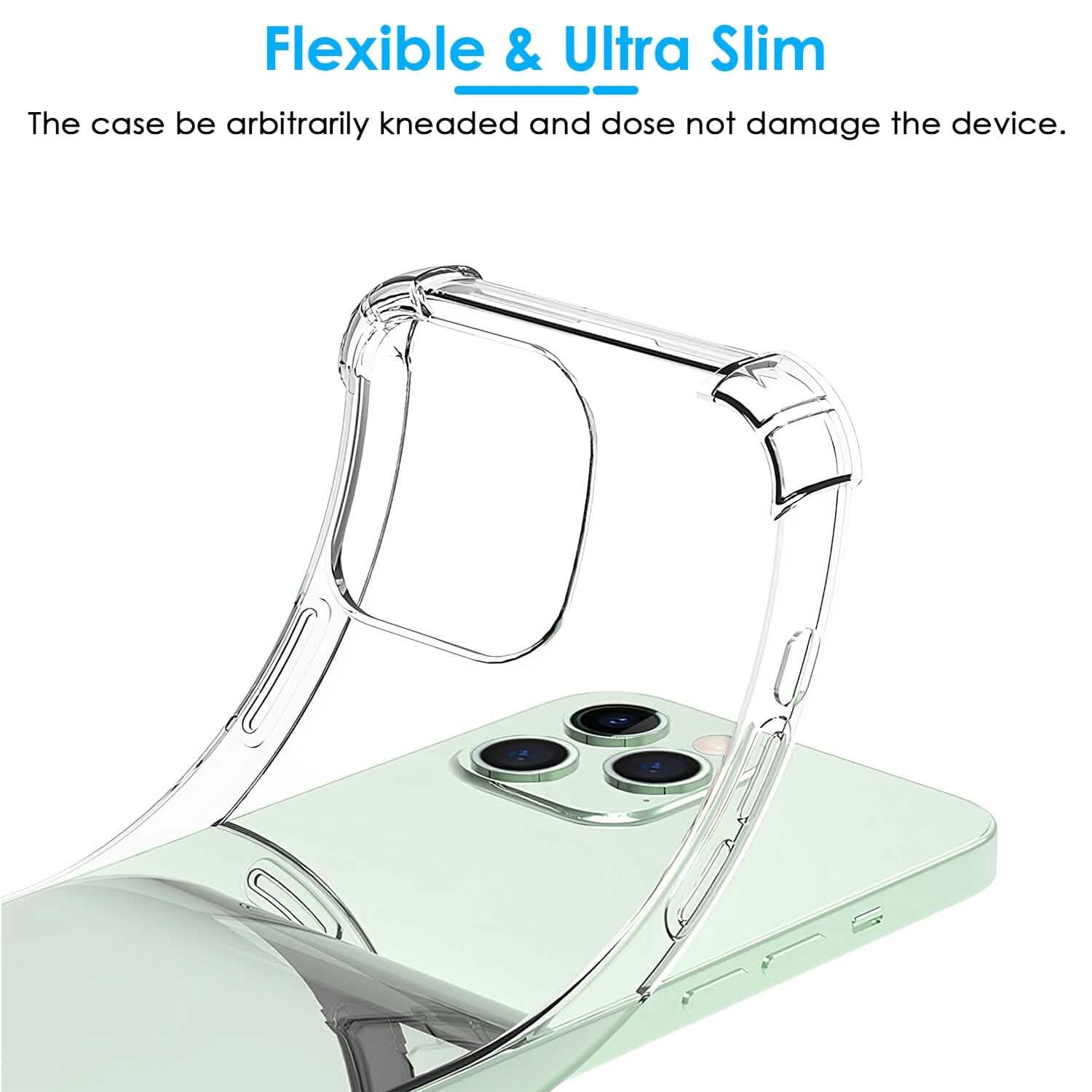 iPhone Shockproof Clear Phone Case Soft TPU