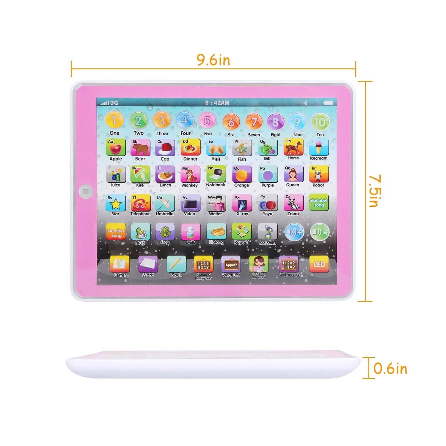 Kid Baby Toddler Educational Tablet Toy