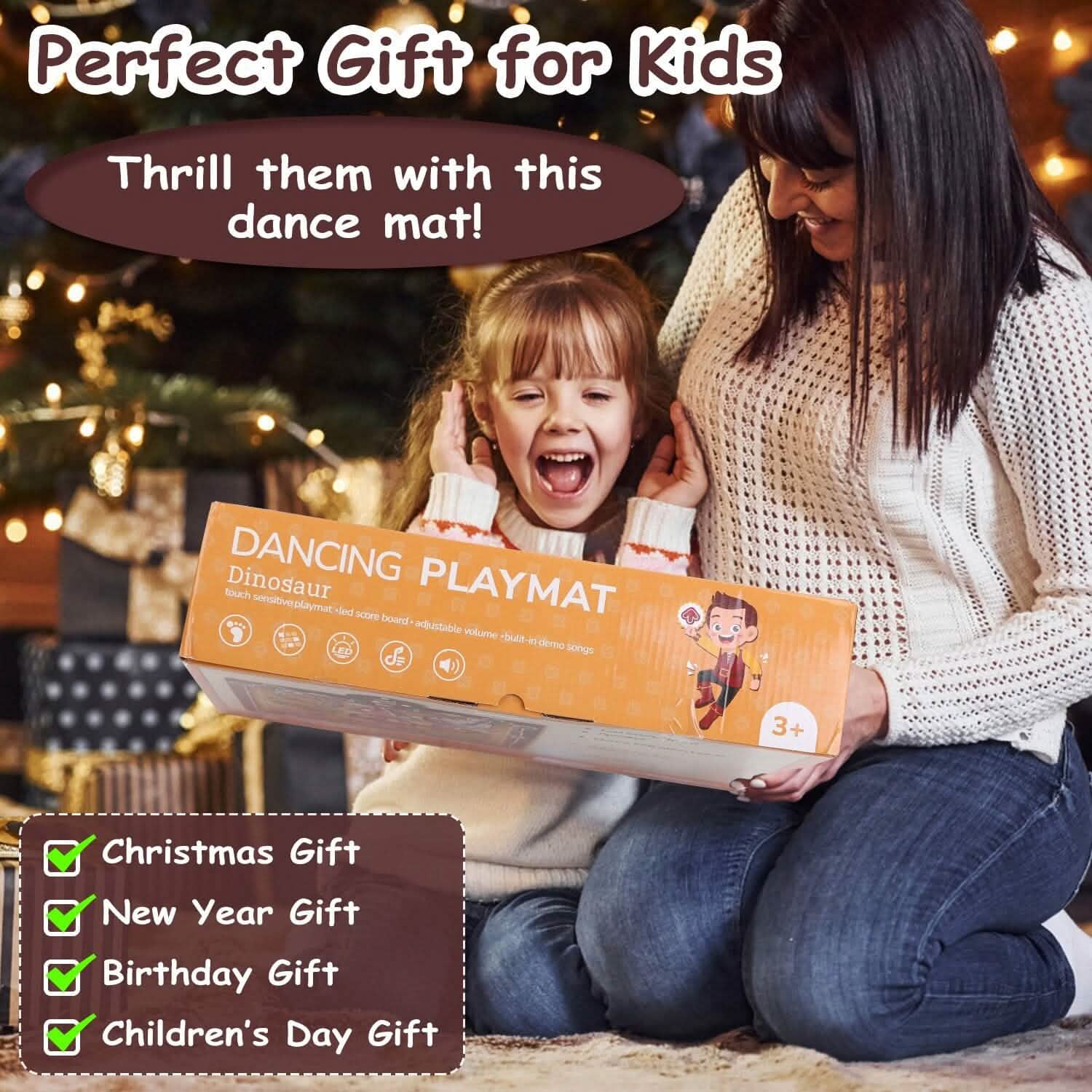 Kids Electronic Music Dance Pad with 6 Modes