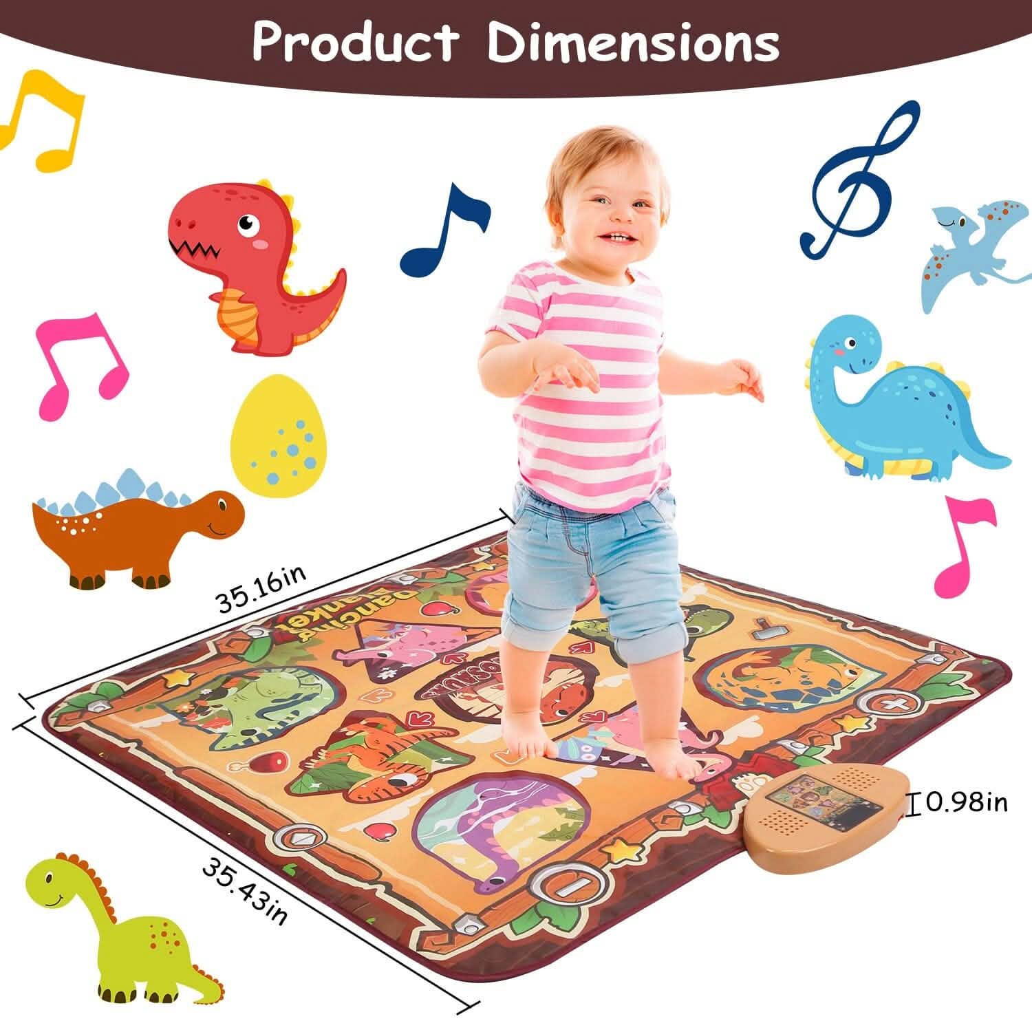 Kids Electronic Music Dance Pad with 6 Modes