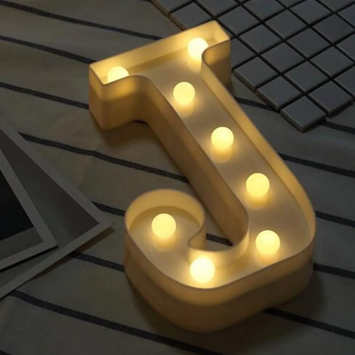 LED Alphabet Light