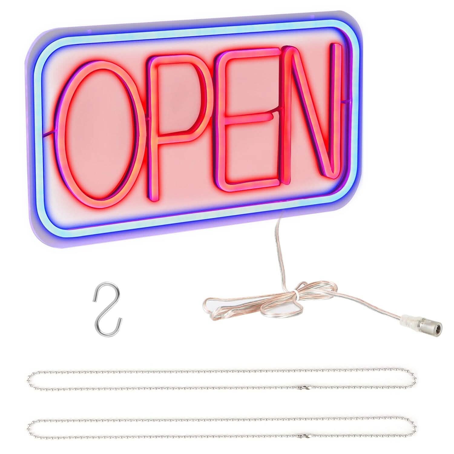 LED Open Sign Advertisement Board with 11 Levels Adjustable Brightness