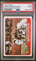 Graded 1965 Topps Mantle's Clutch HR #134 Baseball Card PSA 2 Good