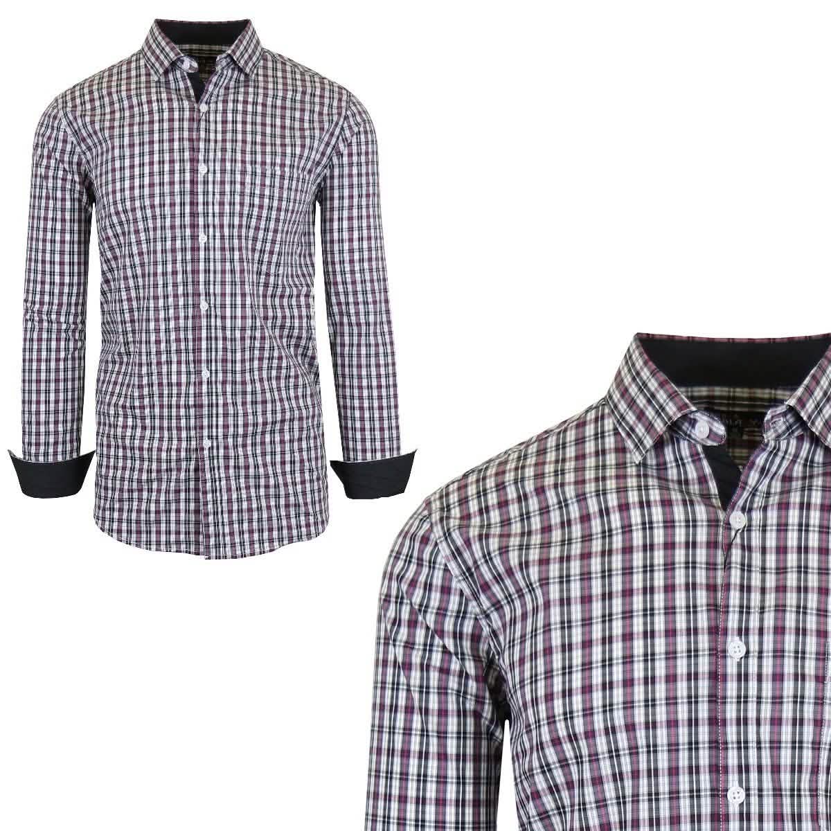 Men’s Quick Dry Slim Fit Stretch Dress Shirts