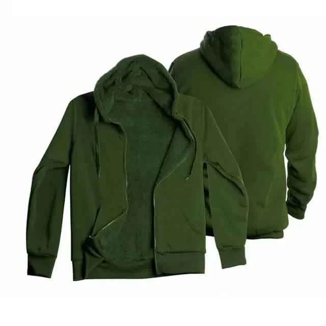 Men's Thick Sherpa Lined Fleece Hoodie (Big & Tall Sizes Available)