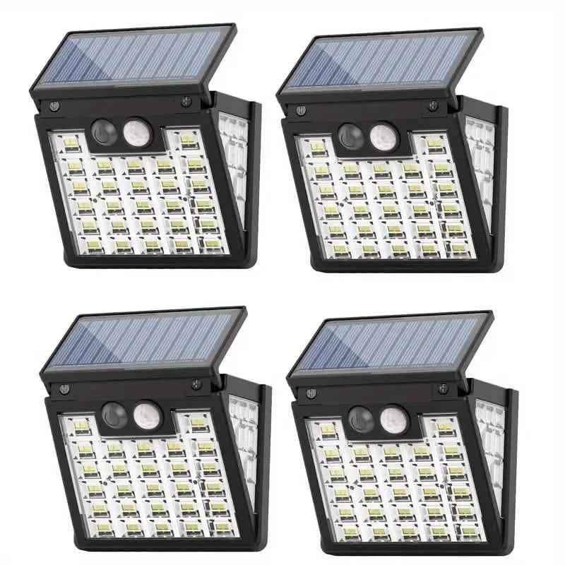 Motion Sensor Solar Street Light - Dusk to Dawn, Energy Efficient LED Lamp
