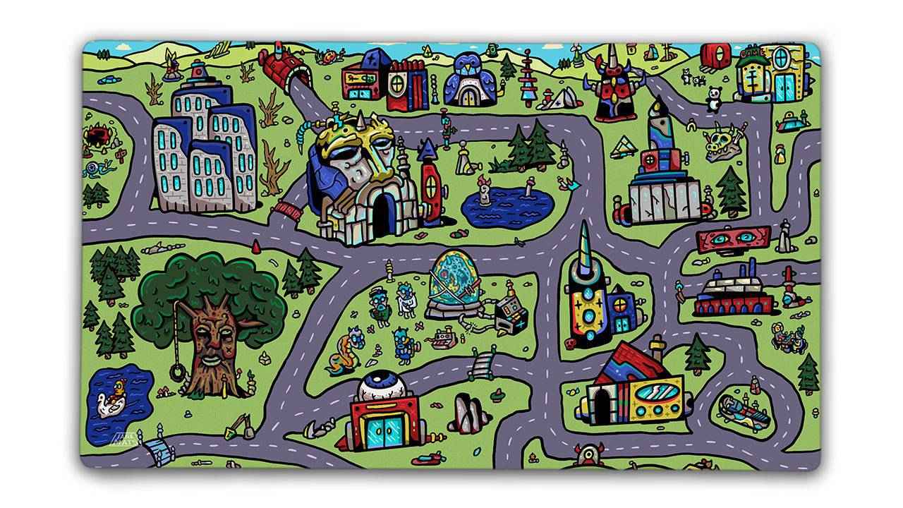 My Town Bundle Set | 4 Playmats and Commander Zone