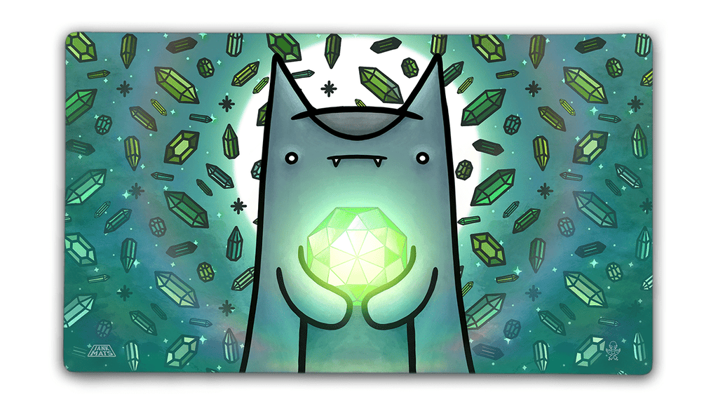 Nox Mortua Green Treasure Playmat