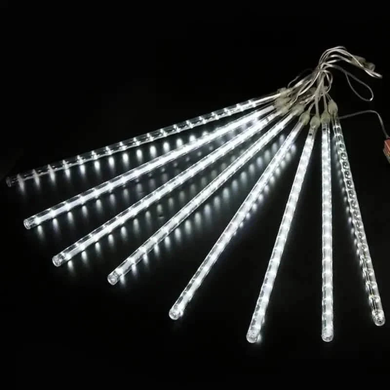 Outdoor Solar Meteor Christmas String Lights