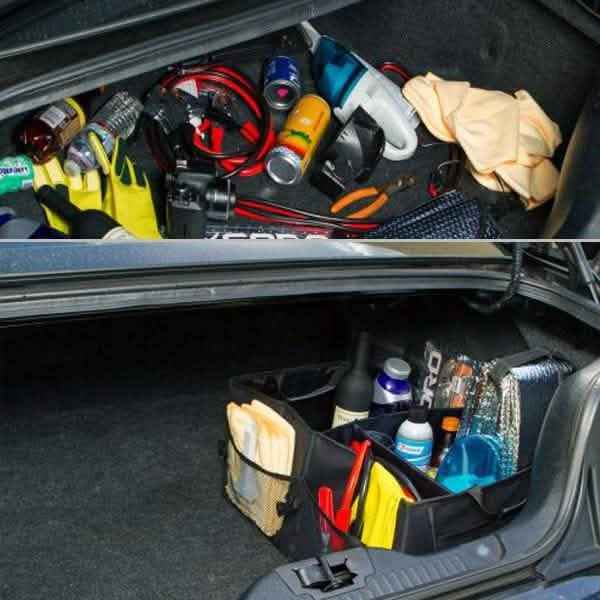 OxGord® Black Trunk Organizer Caddy