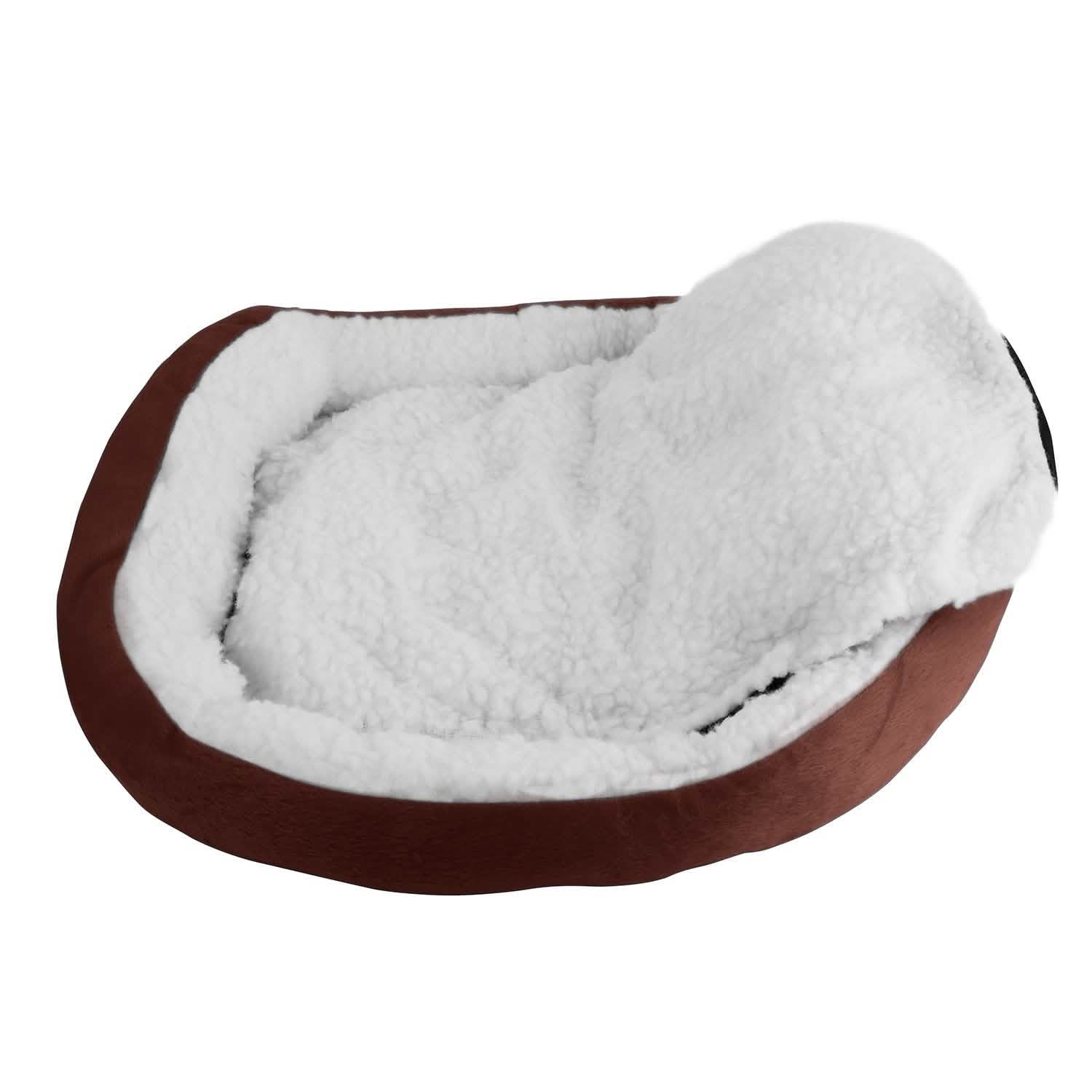 Pet Puppy Cat Soft Warm Fleece Bed