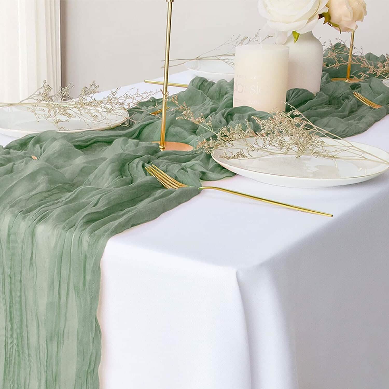 Polyester Crinkle Table Runner