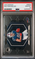 Graded 2023 Panini Mosaic Dalton Kincaid #ND20 Rookie RC Football Card PSA 10 Gem Mint
