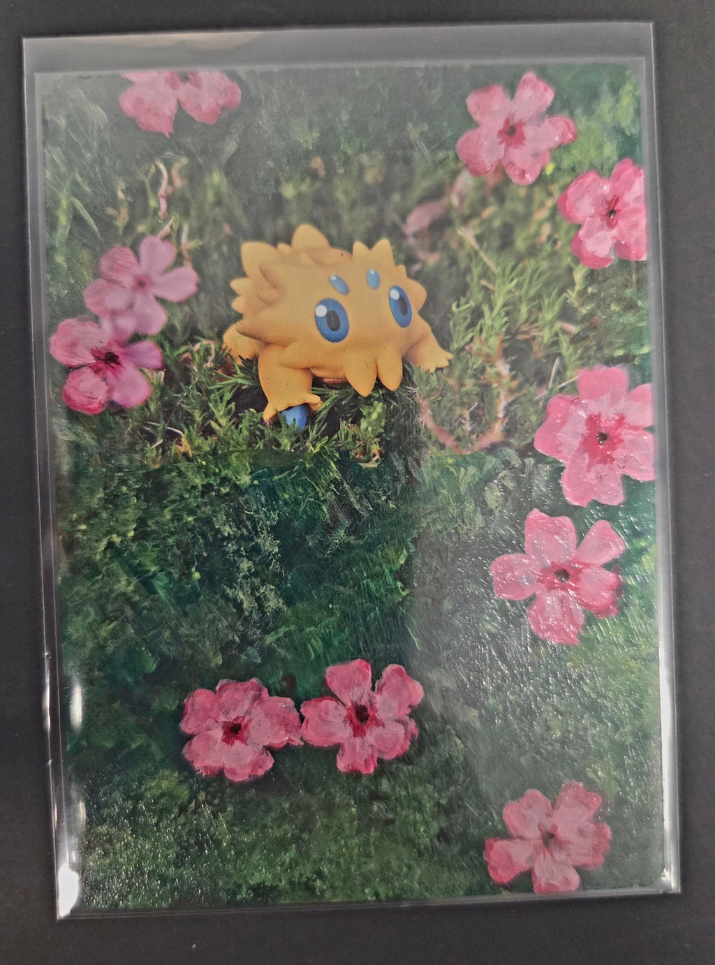 Custom Painted Joltik Pokemon Card
