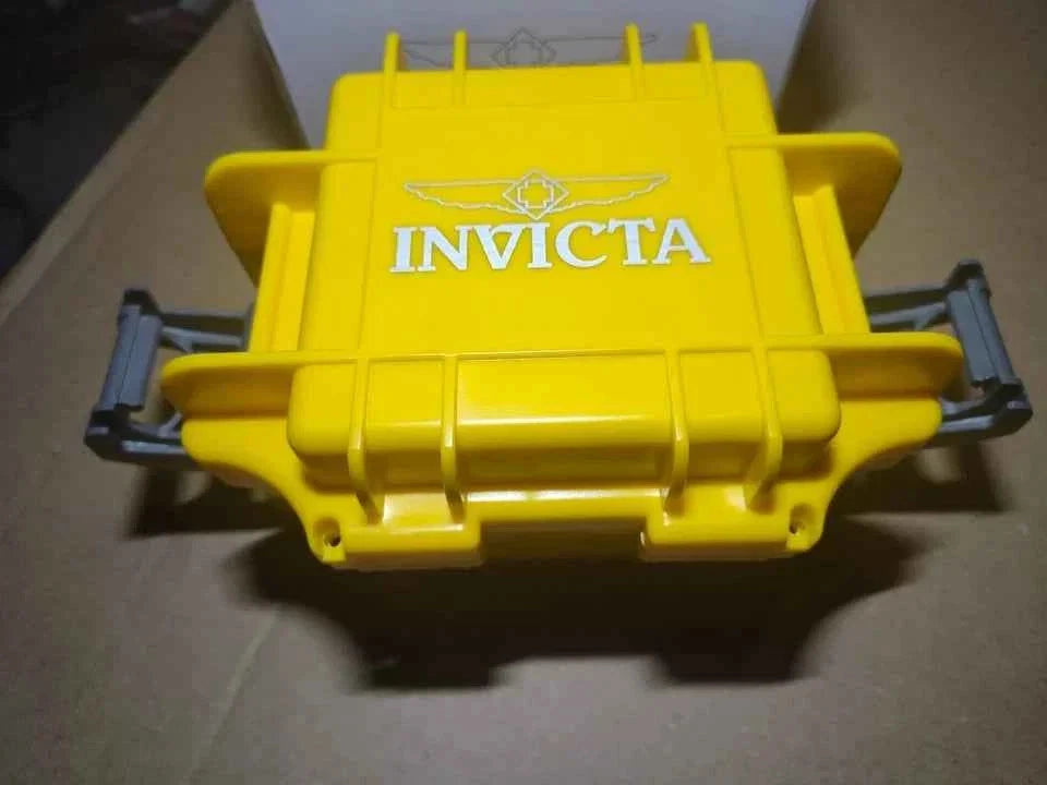 Invicta Yellow Classic Single Slot Watch Box Case NIB | Premium Watch Display & Storage - Art & Novelty | 99RedCoins