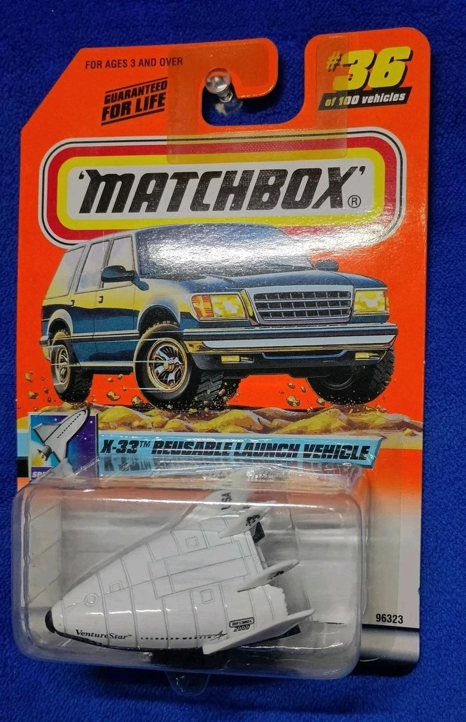X-33 Reusable Launch Vehicle Matchbox Die-Cast | NASA Lockheed Martin Spaceplane Collectible - Die-Cast Vehicle | 99RedCoins