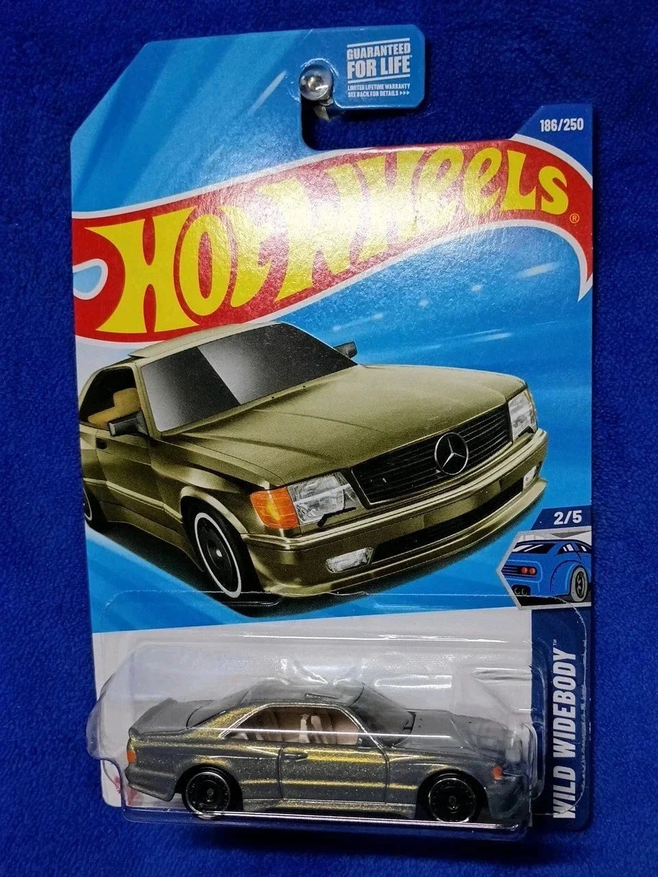 '89 Mercedes-Benz 560 SEC AMG Wild Widebody Hot Wheels Die-Cast | Gunmetal Euro Legend Collector's Edition - Die-Cast Vehicle | 99RedCoins