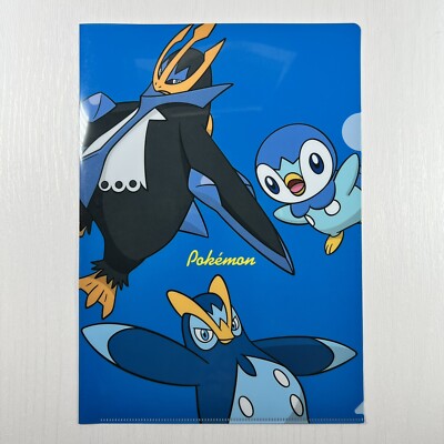Pokemon: Piplup/Prinplup/Empoleon Clear File *Seven Eleven Exclusive* Pokemon Japan