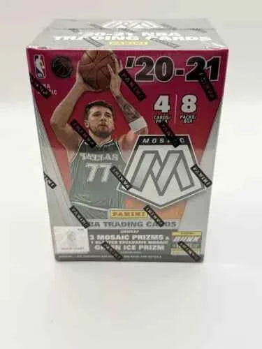 2020-21 Panini Mosaic NBA Basketball Blaster Box FANATICS EXCLUSIVE GREEN ICE