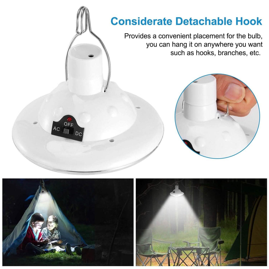 Solar Camping Light Hanging LED Bulb Lamp