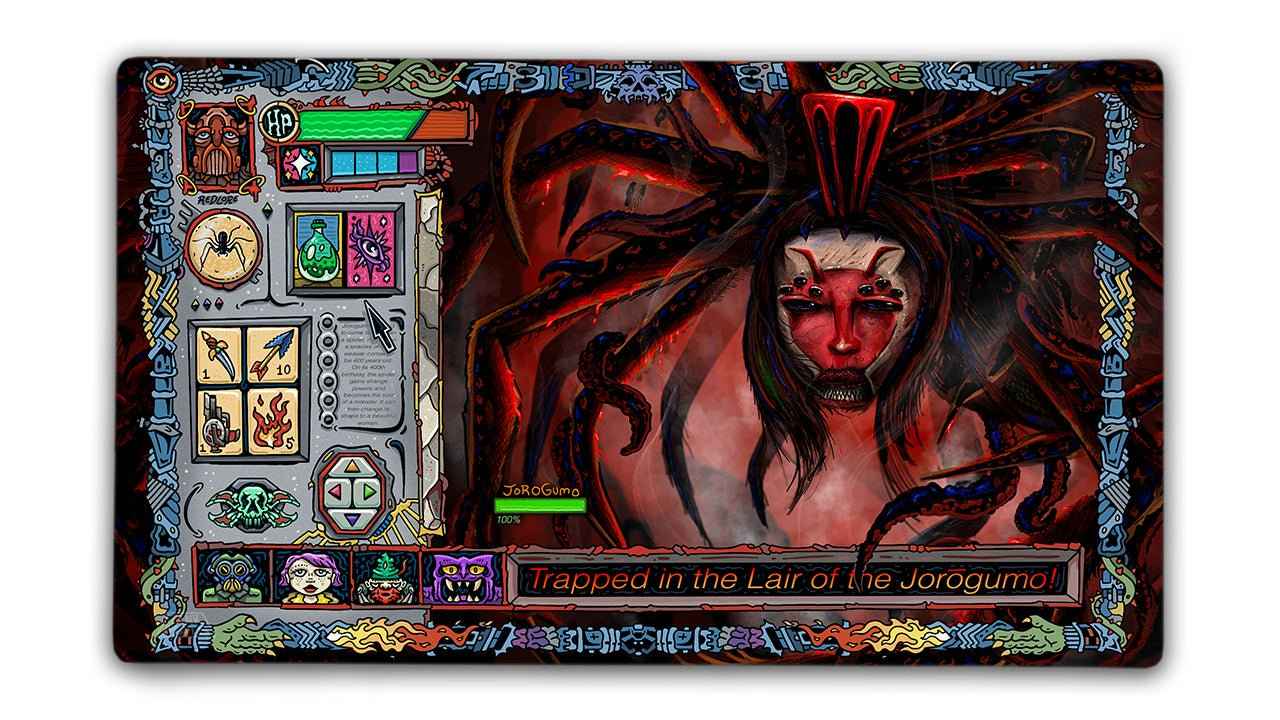 Trapped in the Lair of the Jorogumo!