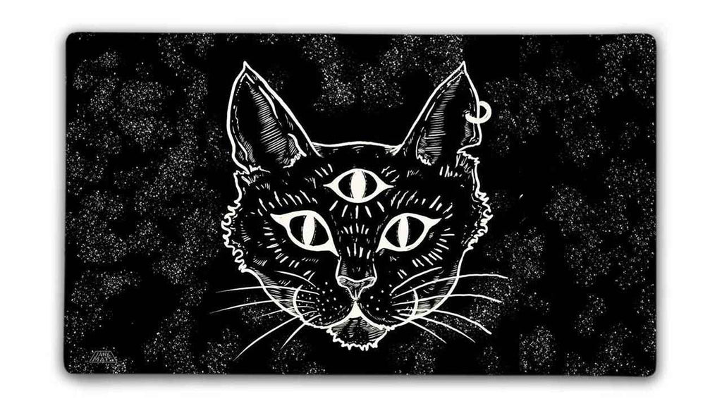 Trippy Cat Gaming Mat