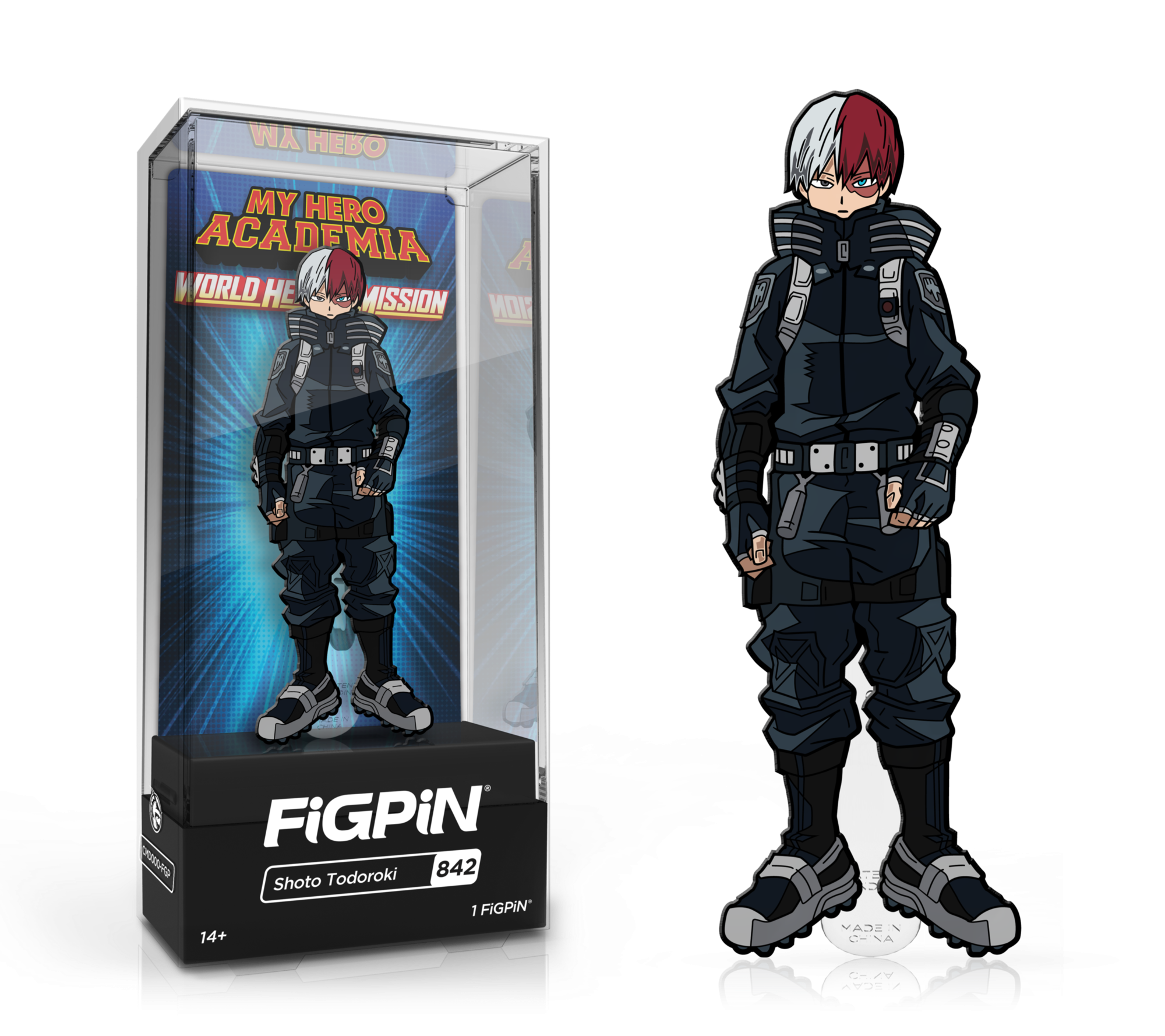 FiGPiN: My Hero Academia: World Heroes Mission - Shoto Todoroki (842)