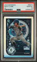 Graded 2024 Topps Bowman Max Clark #BAI11 AI Rookie RC Baseball Card PSA 10 Gem Mint