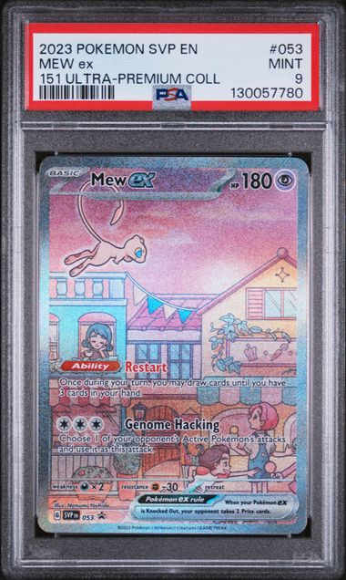Mew ex 053 Promo PSA 9