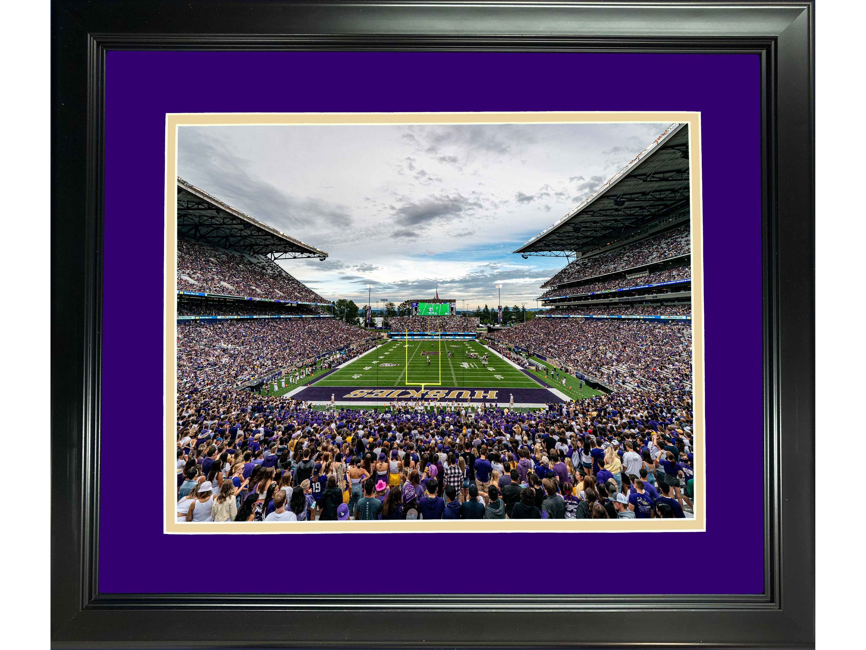 Framed Husky Stadium Washington Huskies 11"x14" NCAA Football Photo Professionally Matted