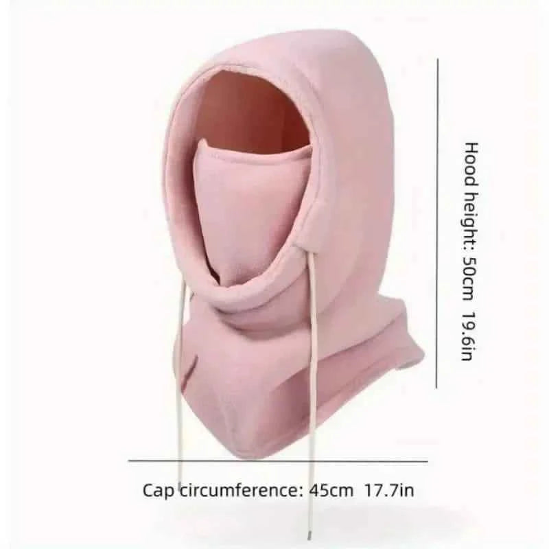 Winter Balaclava Hooded Scarf - Warm Neck Gaiter with Hood