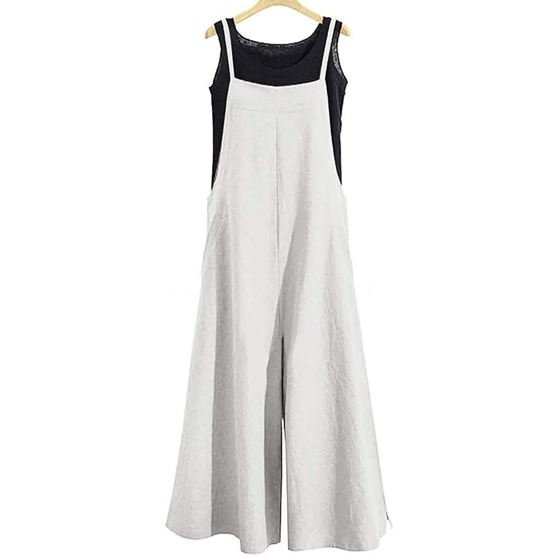 Women's Casual Loose Long Wide Leg Jumpsuits