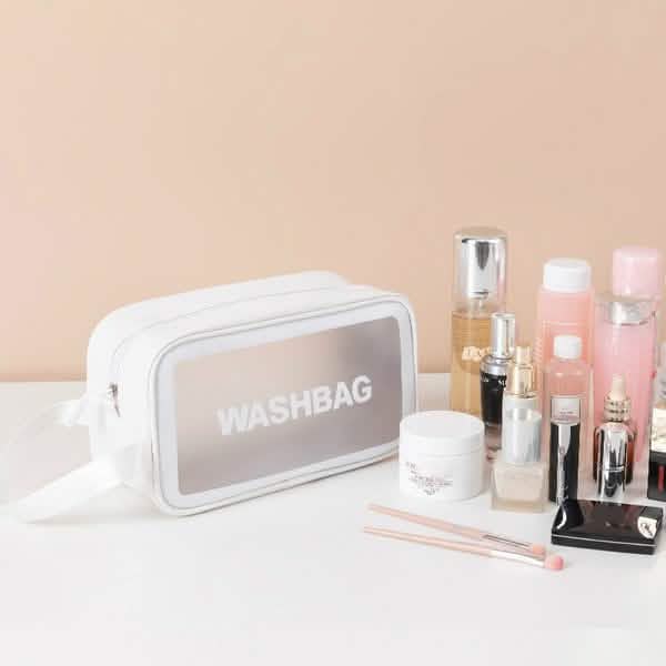 Women's Frosted Waterproof Cosmetic Bag