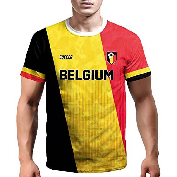 World Cup 2022 Soccer Jersey Women & Mens Football T-Shirts Belgium